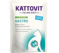 Kattovit Gastro - Nourriture Humide avec Dinde et Riz pour Chats en Cas de gastrite - 12 x 85 g
