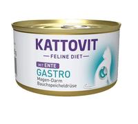 KATTOVIT Feline Diet Gastro Duck - Canard pour compenser une digestion insuffisante - 85 g