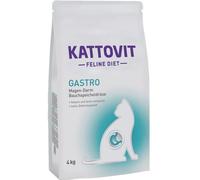 KATTOVIT Feline Diet Gastro - Teneur élevée en électrolytes pour compenser une digestion insuffisante - 4 kg