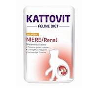 Kattovit | Feline Diet Reins/Renal avec Poulet | 24 x 85 g