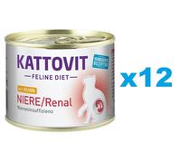 Kattovit Renal 6 x 185 g - poulet