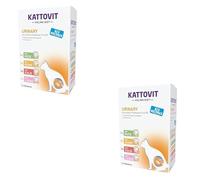 Kattovit Feline Diet Urinaire Multipack | Paquet Double | 2x12x85g | Nourriture Humide pour Chats | pour réduire Les récidives de calculs de Struvite et Les Maladies des Voies urinaires inférieures