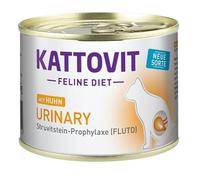 KATTOVIT Feline Diet Urinary - viande de poulet pour réduire les récidives de calculs de struvite - 185 g