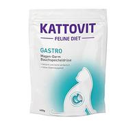 Kattovit Gastro | 400 g | Alimentation diététique complète pour chats adultes | Peut contribuer à compenser une digestion insuffisante | Faible en matières grasses et facile à digérer