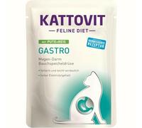 Kattovit Gastro - Nourriture Humide avec Dinde et Riz pour Chats en Cas de gastrite - 12 x 85 g