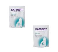 Kattovit Gastro | Pack Double | 2 x 400 g | Alimentation diététique complète pour Chats Adultes | Peut contribuer à compenser Une digestion insuffisante | Faible en matières grasses