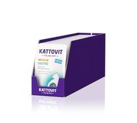 KATTOVIT - Nourriture Humide Gastro-intestinale pour Chats | pour Soutenir Le système Gastro-intestinal | Aliment Complet dans Un Sachet fraîcheur pour Chats Adultes | 24 x 85 g de Poulet avec Riz