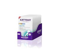 KATTOVIT - Nourriture Humide Gastro-intestinale pour Chats | pour Soutenir Le système Gastro-intestinal | Aliment Complet dans Un Sachet fraîcheur pour Chats Adultes | 10 x 85 g de Canard paté
