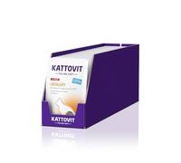 KATTOVIT - Nourriture Humide Urinary pour Chats | Nourriture Humide pour Chat comme Aliment Complet dans Un Sac Frais - Nourriture diététique pour Chats Adultes souffrant de Maladies urinaires | 24 x