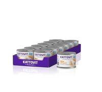 KATTOVIT - Nourriture Humide Urinary pour Chats | Nourriture Humide pour Chat comme Aliment Complet en boîte Nourriture diététique pour Chats Adultes souffrant de Maladies urinaires | 12 x 185 g