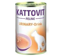 Kattovit Urinary Drink au Poulet | Pack de 3 | 3 x 135 ML | Aliment complémentaire pour Chats sujets aux récidives de calculs de Struvite | Peut contribuer à Augmenter la Prise de Liquide