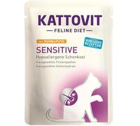 KATTOVIT Poulet sensible et Turquie 85 g en cas d'intolérance alimentaire