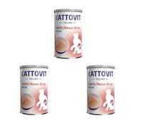 Kattovit Rein/renal Drink Canard | Pack de 6 | 6 x 135 ML | Aliment complémentaire pour Chats Adultes | Morceaux de Viande avec du Canard | pour Soutenir la Fonction rénale