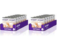 Kattovit - Urinary Drink pour Chats | Boisson diététique pour Chats souffrant de Maladies urinaires Boisson pour Chat Adulte Motive Les Chats à Augmenter l'apport hydrique | 12 x 135 ML Poulet