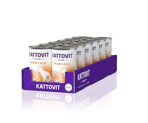 Kattovit - Urinary Drink pour Chats | Boisson diététique pour Chats souffrant de Maladies urinaires Boisson pour Chat Adulte Motive Les Chats à Augmenter l'apport hydrique | 12 x 135 ML Poulet