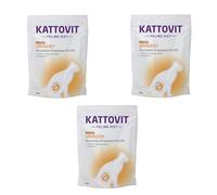 Kattovit Urinary | Pack de 3 | 3 x 400 g | Aliment Complet diététique pour Chats Adultes | Peut contribuer à réduire la Formation de calculs de struvite
