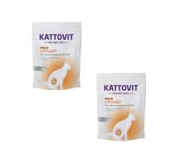 Kattovit - Urinary Poulet - Nourriture sèche pour Chats avec calculs de Struvite - Lot de 2 - 2 x 400 g