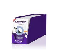 KATTOVIT Vital Care Digestive Poulet | 24 x 85 g | Nourriture humide en sauce pour chat |