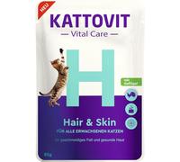 KATTOVIT Vital Care Hair&Skin Nourriture Humide en Sauce pour Chat 85 g