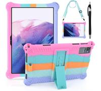 KATUMO Étui universel en silicone pour tbalet de 25,4 à 25,7 cm, dégradé | Pour DOOGEE / TECLAST / Whitedeer / Blackview / HiGrace / Jumper / FancyDay / OSCAL / Hakaug, avec stylo et bandoulière