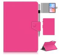 KATUMO Étui universel pour tablettes Android de 12 à 13 pouces, rose | Étui de protection avec fermeture magnétique pour tablette Amazon Alexa 12 Pro/Blackview Mega2/Honor Pad 10/TCL Tab A1 Plus