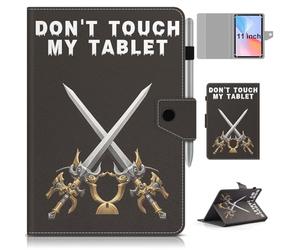 KATUMO Étui universel pour toutes les tablettes de 11", étui portefeuille portable en cuir compatible avec KINGRID/Doogee U11/ U11 Pro/A9+/Tabwee/SVITOO/DEEMWOLF/Blackview/TECLAST P50/Ainmel Tablet 11