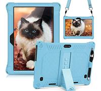 KATUMO Housse Etui Universel pour Tablette 10 Pouces Compatible Padgene 10.1, Veidoo, Pritom, Toscido, QIMAOO, YITAOERA, OYU Tablettes + Stylet + Bandoulière