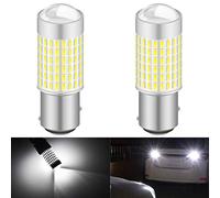 KATUR 1157 BAY15D 7528 1016 Ampoule LED Haute Puissance 3014 puces extrêmement Lumineuses 3000 lumens 6500K Blanc xénon à remplacer pour Feux de Clignotant arrière de Frein de recul, (Paquet de 2)