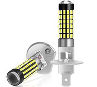 KATUR 2pcs 900 Lumens H1 Base Super Bright 3014 78SMD Lentille LED Ampoules Voiture Conduite Feux diurnes Blanc Xenon 6000K DC 12V-24V
