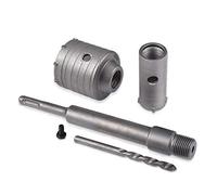 KATUR 30,65mm Scie Cloche à Béton Poignée Ronde SDS Plus Shank, Foret de mur de pierre de ciment de coupeur de trou de mur pour le climatiseur concret de brique