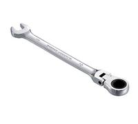 KATUR Clé à cliquet combinée 10mm, clé à cliquet à tête flexible, conception industrielle à double usage, outil métrique professionnel en acier chrome vanadium pour l'entretien de la maison