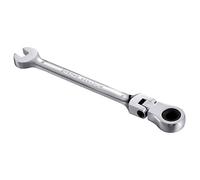 KATUR Clé à cliquet combinée 6mm, clé à cliquet à tête flexible, conception industrielle à double usage, outil métrique professionnel en acier chrome vanadium pour l'entretien de la maison