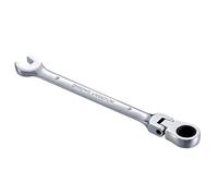 KATUR Clé à cliquet combinée 9mm, clé à cliquet à tête flexible, conception industrielle à double usage, outil métrique professionnel en acier chrome vanadium pour l'entretien de la maison