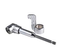 KATUR Douille d'extension de foret à angle droit de 105 degrés pour coin étroit avec aimant puissant, tournevis à tête hexagonale 1/4"