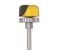 KATUR Embout de toupie avec gabarit pour plateaux et plateaux, Trépan de sculpage de tige de 1/4 po, outil de coupe pour fraisage du bois (queue de 1/4", largeur de 1-1/8", profondeur de 1/4")
