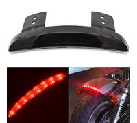 KATUR Fender bord moto 8 LED rouge d'arrêt Courir frein arrière Feu arrière pour Harley Sportster XL 1200N 883N XL1200V XL1200X (Objectif Fumé)