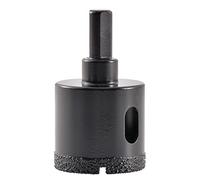 KATUR Foret diamanté pour scie cloche à noyau brasé 38 mm, coupe-trou creux pour verre, porcelaine, carrelage, marbre, céramique, granit