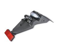 KaTur Garde-boue et feu arrière LED 12 V universel pour moto, avec feu de stop, réflecteur de lumière, pour motocross, moto de sport, moto de Pit Dirt (fumée)