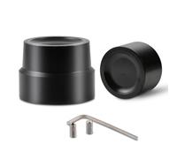 Katur Kit de cache-écrou et cache-moyeu avant et arrière en aluminium CNC noir - Pour motos Harley Sportster XL 883, XL 1200, Dyna, Touring, V-Rod, Softail et Glide