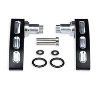 KATUR Kit de levage de couvercle de selle pour Harley Touring Street Glide Ultra Limited 2014 2015 2016 2017 Noir