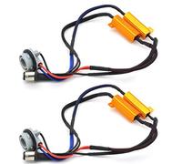 KATUR Lot de 2 Ampoules LED 50 W 8 ohm 1157 pour Feux de Brouillard et Feux de Circulation diurnes