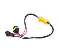 KATUR Lot de 2 connecteurs de résistance de charge H4 50 W 8 ohms pour voiture, ampoules LED, clignotants, feux de brouillard, feux de circulation diurnes, sans erreur, condensateur, décodeur fil