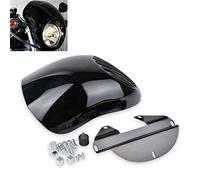 Katur Phare de moto carénage personnalisé pour la prison Gril Noir Café Visière avec raquette Pour Harley Davidson Sportster