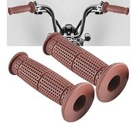 KATUR Poignées de Guidon de Moto 7/8 "22 mm 24mm Poignées en Caoutchouc antidérapantes pour Motocross compatibles pour VTT Moto Harley Davidson Suzuki Honda Kawasaki Yamaha (Gris)