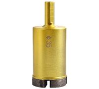 KATUR Scie circulaire à diamant de 35mm de diamètre, scie circulaire à maçonnerie, coupe-carreaux pour le marbre, le verre, l'ardoise, la céramique, le granit, le quartz et les pierres précieuses