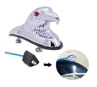 Katur Tête d’aigle chromée Ornement Statue pour moto 4x4 Fender avant cadres et fixations capot de voiture