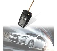 KATUR Uncut Clé télécommande 2 boutons 3BTN 433Mhz pour Opel Corsa Astra Vectra Zafira