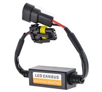 KaTur Voiture LED Phare Canbus sans Erreur LED Décodeur 9005/9006 Plug & Play Ordinateur Avertissement Canceller & Anti Flicker (Pack de 2)