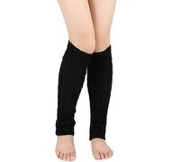Katutude 1 Paires Jambière Femme, Jambières Tricotées Chaussettes de Jambe Douce Guêtres Danse Femme Genou sans Pieds Leg Warmers Hiver Chaud Chaussettes Chaudes d'hiver pour Femme Et Fille
