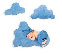 Katutude 3pcs Nouveau-né Photographie Panier Remplissage Nuage Posant Prop Bébé Oreiller Doux Coussin Baby Photo Props Accessoires Shooting Photo Bébé